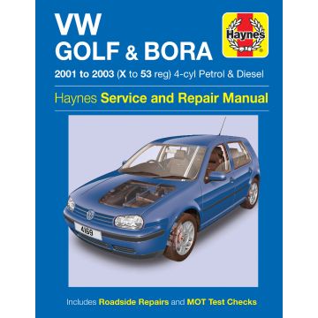 VW Golf Bora (2001-2003) Repair Manual Haynes Reparaturanleitung