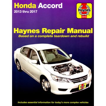 Honda Accord (2013-2017) Repair Manual Haynes Reparaturanleitung