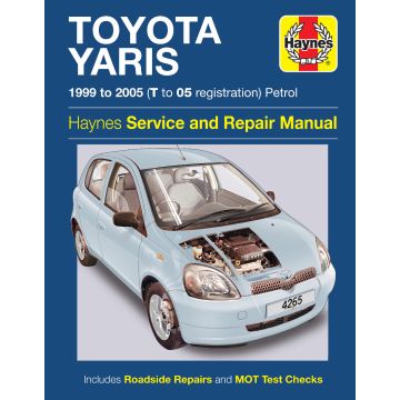 Toyota Yaris (1999-2005) Repair Manual Haynes Reparaturanleitung 