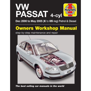 VW Passat 4-cyl (2000-2005) Repair Manual Haynes Reparaturanleitung