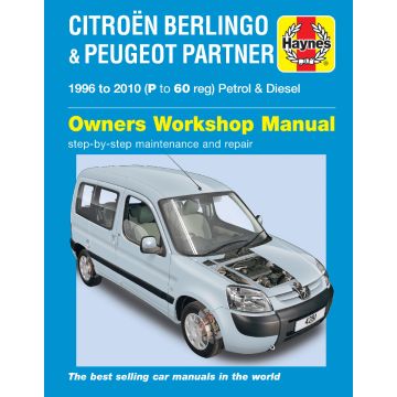 Citroen Berlingo (1996-2010) Repair Manual Haynes Reparaturanleitung 