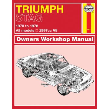 Triumph Stag (1970-1978) Repair Manual Haynes Reparaturanleitung 
