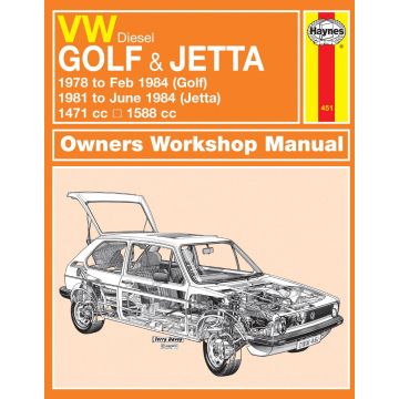 VW Golf Jetta (1978-1984) Repair Manual Haynes Reparaturanleitung 