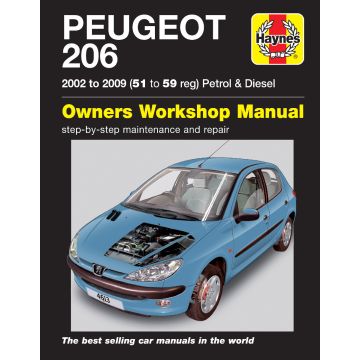 Peugeot 206 (2002-2009) Repair Manual Haynes Reparaturanleitung