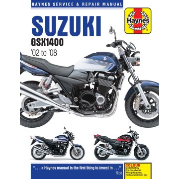 Suzuki GSX1400 (2002-2008) Repair Manual Haynes Reparaturanleitung