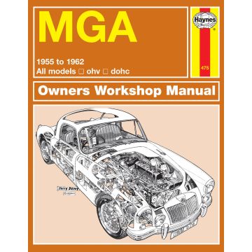 MGA (1955-1962) Repair Manual Haynes Reparaturanleitung