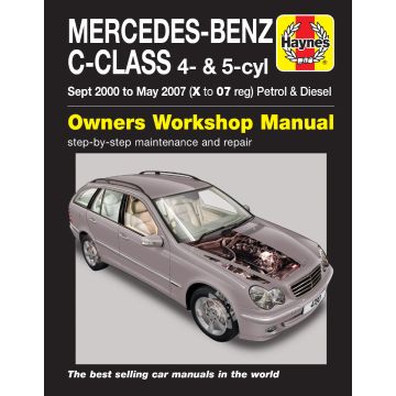 Mercedes Benz C-Class (2000-2007) Repair Manual Haynes Reparaturanleitung