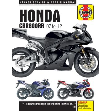 Honda CBR600RR (2007-2012) Repair Manual Haynes Reparaturanleitung