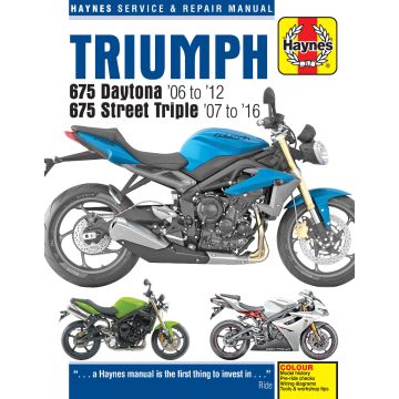 Triumph Daytona (2006-2016) Repair Manual Haynes Reparaturanleitung