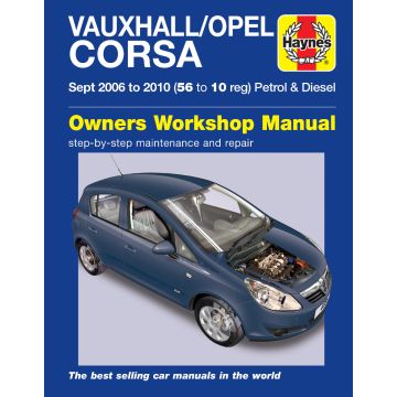 Vauxhall Opel Corsa (2006-2010) Repair Manual Haynes Reparaturanleitung