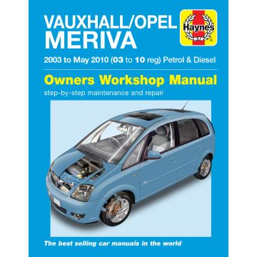 Vauxhall/Opel Meriva (2003-2010) Repair Manual Haynes Reparaturanleitung 