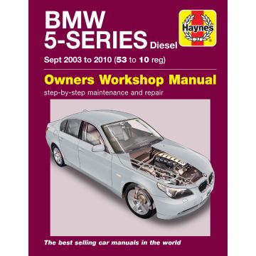 BMW 5-Series Diesel (2003-2010) Repair Manual Haynes Reparaturanleitung 