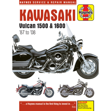 Kawasaki Vulcan (1987-2008) Repair Manual Haynes Reparaturanleitung 