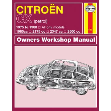 Citroen CX petrol (1975-1988) Repair Manual Haynes Reparaturanleitung 