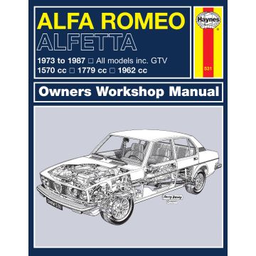 Alfa Romeo Alfetta (1973-1987) Repair Manual Haynes Reparaturanleitung