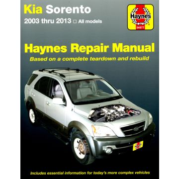 Kia Sorento (2003-2013) Repair Manual Haynes Reparaturanleitung