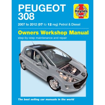 Peugeot 308 (2007-2012) Repair Manual Haynes Reparaturanleitung