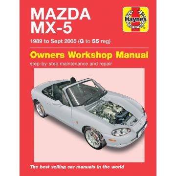 Mazda MX-5 (1989-2005) Repair Manual Haynes Reparaturanleitung 