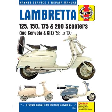 Lambretta Scooters (1958-2000) Repair Manual Haynes Reparaturanleitung