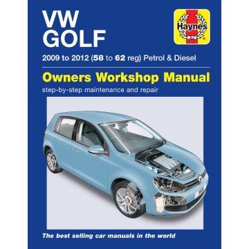 VW Golf (2009-2012) Repair Manual Haynes Reparaturanleitung 