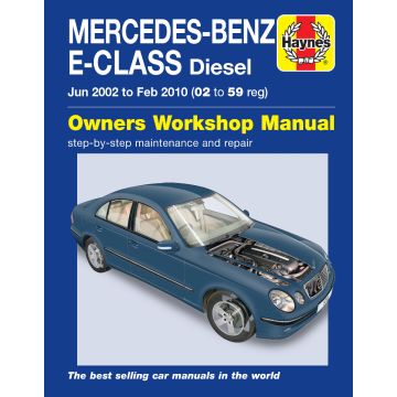 Mercedes-Benz E-Class Diesel (2002-2010) Repair Manual Haynes Reparaturanleitung
