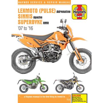 Lexmoto / Sinnis / RMR  (2007-2016) Repair Manual Haynes