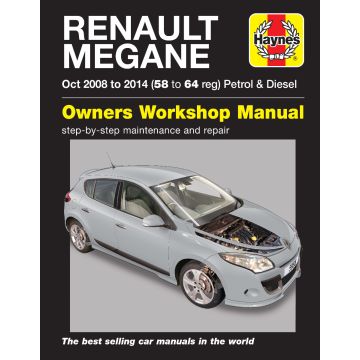 Renault Megane (2008-2014) Repair Manual Haynes Reparaturanleitung 