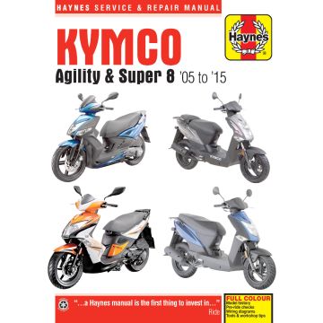 Kymco Super 8 (2005-2015) Repair Manual Haynes Reparaturanleitung