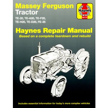 Massey Ferguson (1946-1956) Repair Manual Haynes Reparaturanleitung