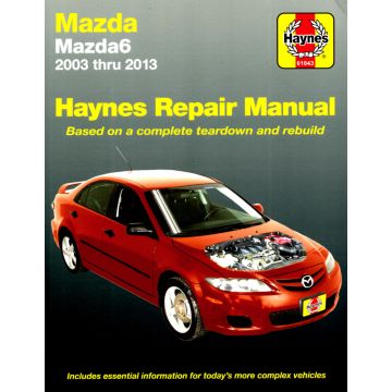 Mazda 6 (2003-2013) Repair Manual Haynes Reparaturanleitung