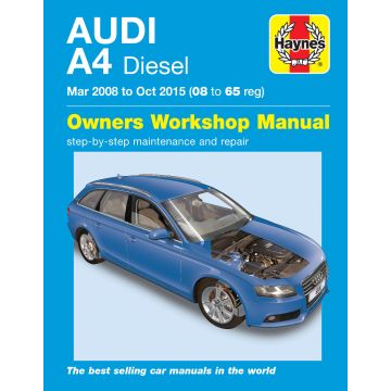 Audi A4 Diesel (2008-2015) Repair Manual Haynes Reparaturanleitung 