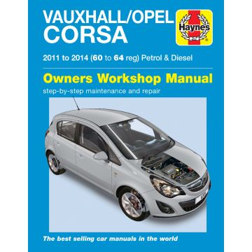 Vauxhall Opel Corsa (2011-2014) Repair Manual Haynes Reparaturanleitung 