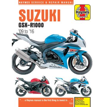 Suzuki GSX-R1000 (2009-2016) Repair Manual Haynes Reparaturanleitung
