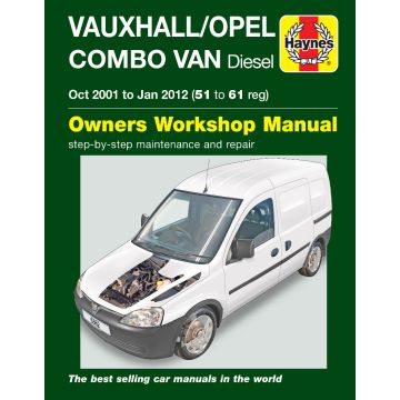 Vauxhall Opel Combo Van (2001-2012) Repair Manual Haynes Reparaturanleitung