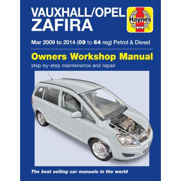 Opel Zafira (2009-2014) Repair Manual Haynes Reparaturanleitung 