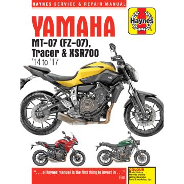 Yamaha MT-07 Tracer (2014-2017) Repair Manual Haynes Reparaturanleitung