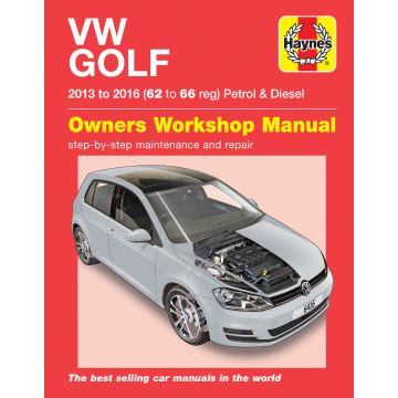 VW Golf (2013-2016) Repair Manual Haynes Reparaturanleitung 