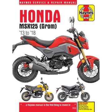 Honda MSX125 (2013-2018) Repair Manual Haynes Reparaturanleitung