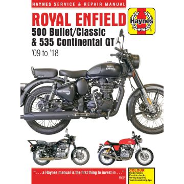 Royal Enfield (2009-2018) Repair Manual Haynes Reparaturanleitung