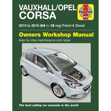 Opel Corsa (2015-2018) Repair Manual Haynes Reparaturanleitung 