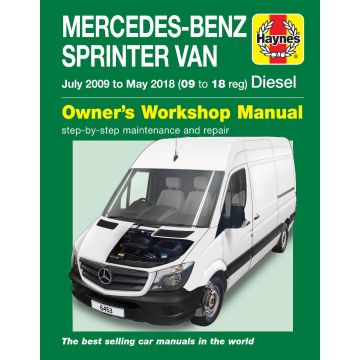 Mercedes Benz Sprinter Van (2009-2018) Repair Manual Haynes Reparaturanleitung