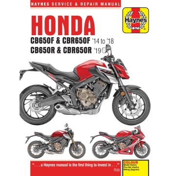 Honda CB650R (2014-2019) Repair Manual Haynes Reparaturanleitung
