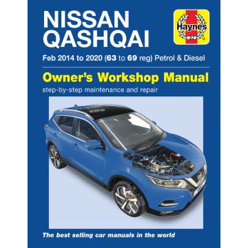 Nissan Qashqai (2014-2020) Repair Manual Haynes Reparaturanleitung 