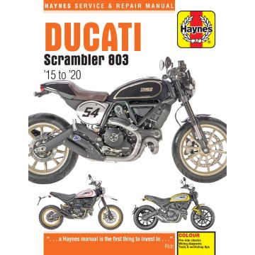 Ducati Scrambler 803 2015-2020 Repair Manual Haynes Reparaturanleitung