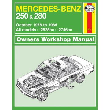 Mercedes-Benz 250 280 (1976-1984) Repair Manual Haynes Reparaturanleitung