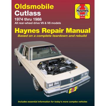 Oldsmobile Cutlass (1974-1988) Repair Manual Haynes Reparaturanleitung
