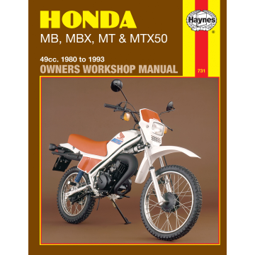 Honda MB5 (1980-1993) Repair Manual Haynes Reparaturanleitung