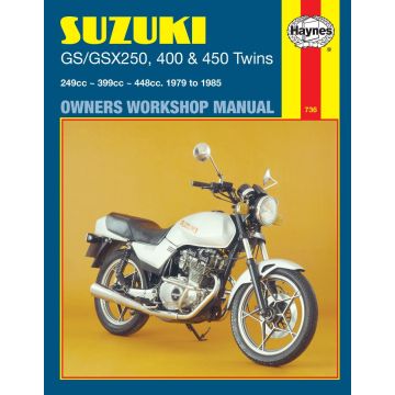 Suzuki Twins (1979-1985) Repair Manual Haynes Reparaturanleitung