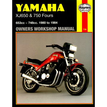 Yamaha XJ650 750 Fours (1980-1984) Repair Manual Haynes Reparaturanleitung