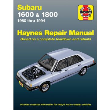 Subaru 1600 1800 (1980-1994) Repair Manual Haynes Reparaturanleitung 